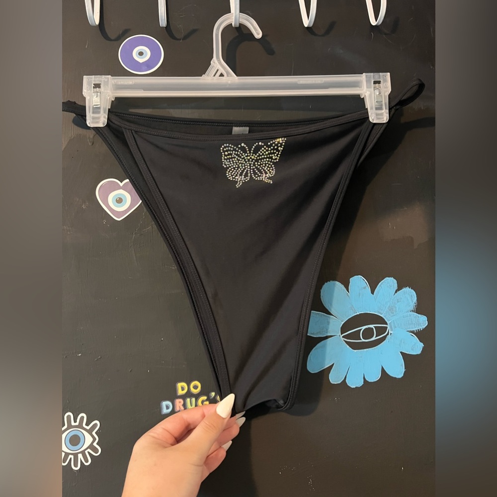 Butterfly bathing, suit bottoms